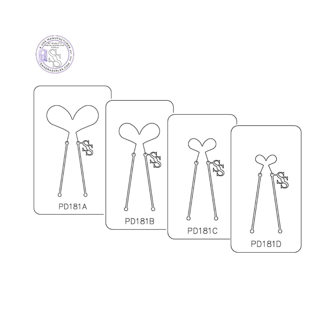 PANCAKE DIE PD181 HEART BOUNCY